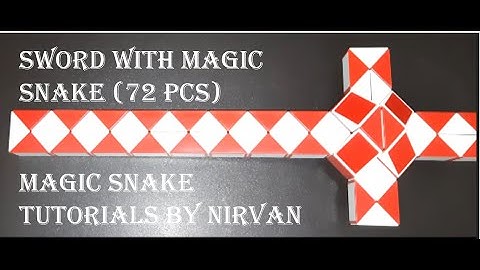 Sword With Magic Snake | Rubik Snake | Rubik Twist