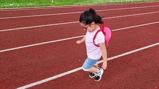 Aleni  doing  Daily Exercise |  Rain Rain Go Away with Aleniamaris