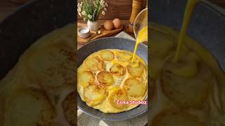 Potato Omelette Wrap #potato #omlette #wraps #hack #recipe #shorts
