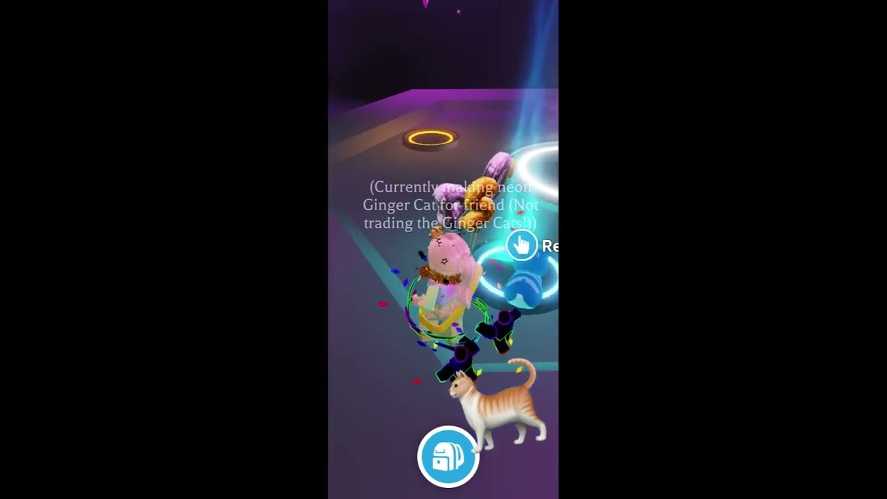 Make a Neon Ginger Cat with me on Roblox!