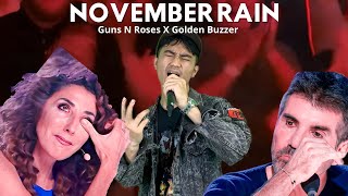 Got Talent Global November Rain Guns N Roses X Golden Buzzer made the judges cry