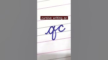 How to write small letter qc | Cursive writing a to z #cursivewriting #handwriting  #shorts #cursive