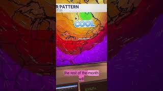 Cooler pattern moves in for the rest of the week in Vermont and Northern New York