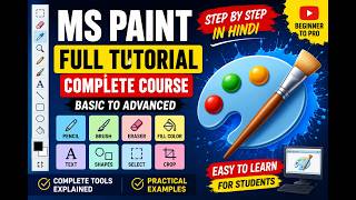 MS Paint Full Tutorial in Hindi | Complete Course for Beginners