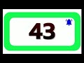 43 Seconds Countdown Timer With Sound Effect COLOR 4K HD 1080