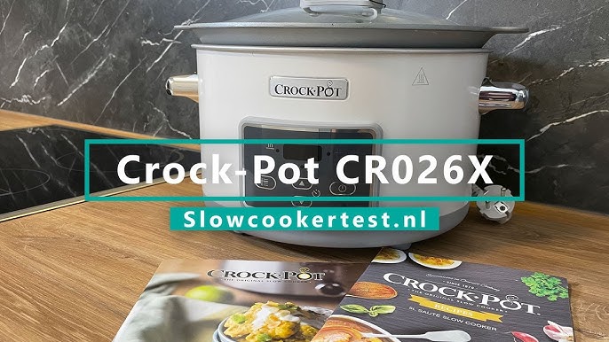 Crock-Pot CR026X Essentials Duraceramic sauté Slow Cooker, 5L