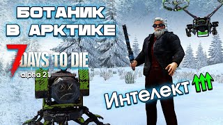 Хардкор в Зиме через Интелект. 7 Days to Die #1