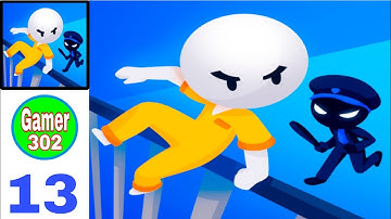 Prison Escape 3D: Simulation Gameplay Walkthrough Part 13 (iOS, Android) Police VS Thief