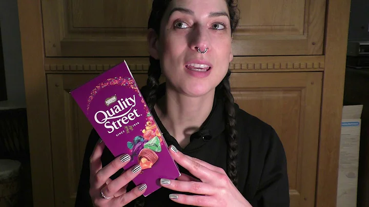 Eating my way through Quality Street - ASMR soft spoken (ZOOM mic)