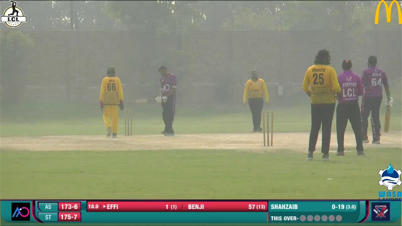 LCL-31 SUNDAY (B) MATCH#02 STUNNERS VS AIO STRIKERS