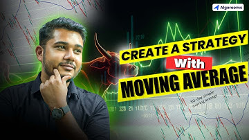 How To Create A Strategy With Moving Average | Trading Strategy On @Algorooms