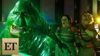 new ghostbusters trailer slimer and the stay puft marshmallow man make their epic returns