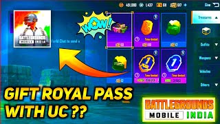 how to gift royal pass in bgmi | how to gift rp or anything in bgmi