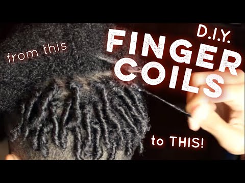 Finger Coils Tutorial (HD) | How To Twist Your Own Hair