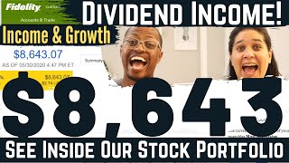 Retiring Early With Dividend Income (Our Income & Growth) | See Our Portfolio (Ep. 3)