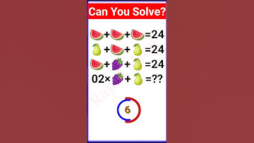 Math Puzzle|Math Puzzles with Answer|Common Sense Questions|IQ Test#rapidmind#viral#shorts