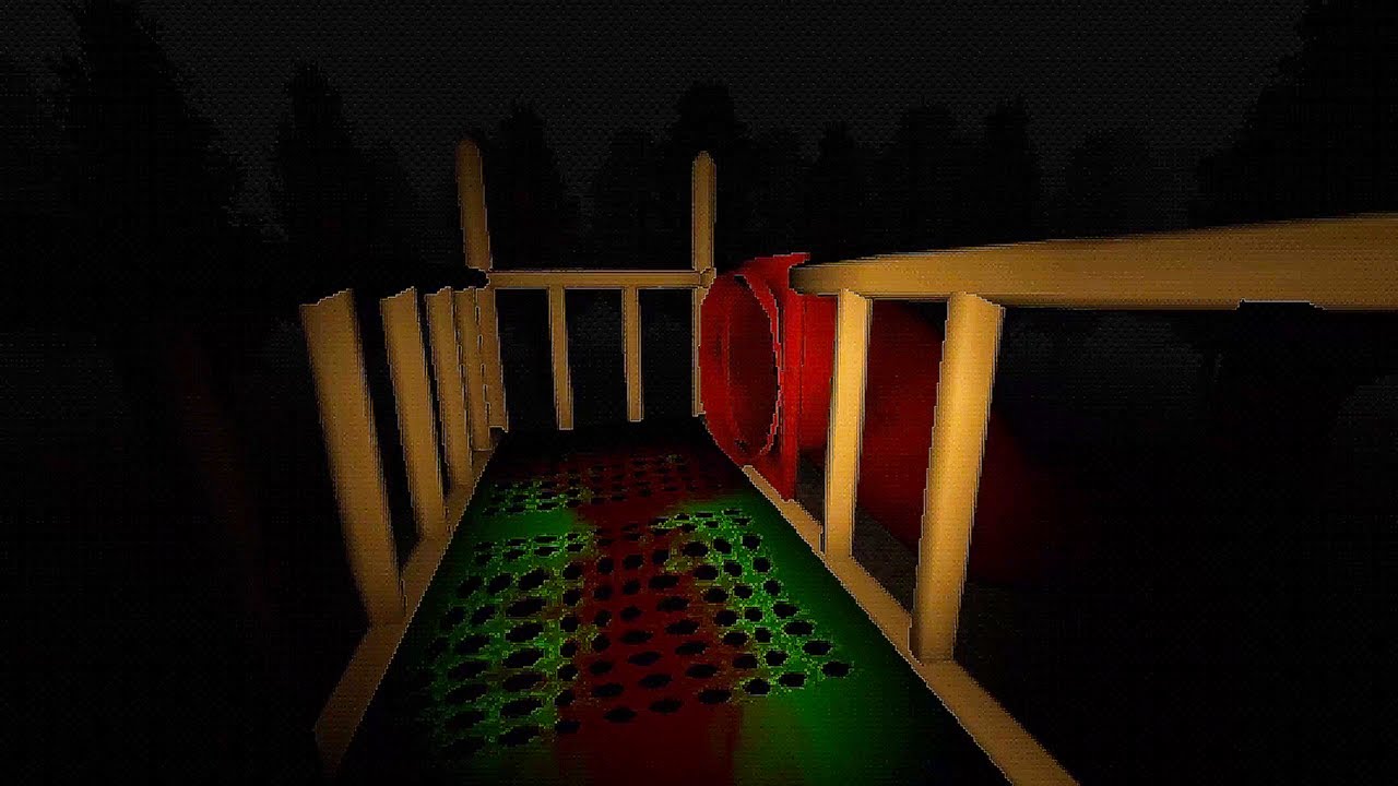 미끄럼틀 타는 으스스한 게임 | 배짱