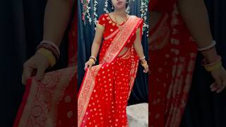 How To Wear Saree Pleats Beauty Glam Media #ytshort #shortvideo