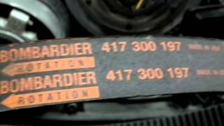 How To Change a Belt On a Ski-Doo Rev.