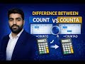 Count vs CountA | Difference explained in Hindi.