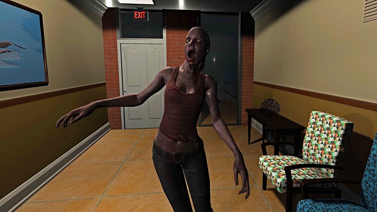 Escape the Clinic | Full Game  (New Horror Game) A Mysterious Woman Awaits Outside