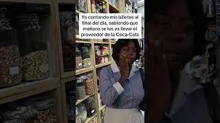 Yo contando el dinero al final de día, sabiendo que mañana lo voy a pagar a los proveedores #tienda