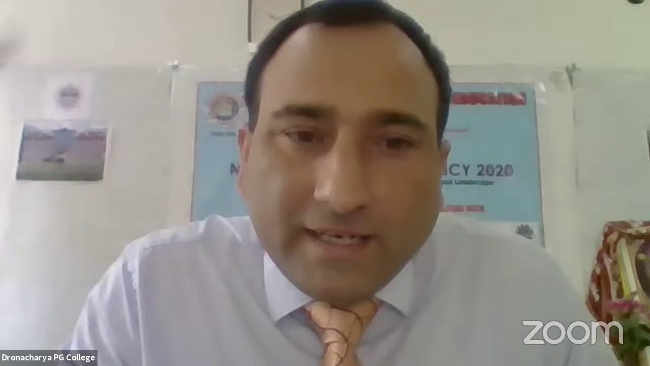 2 Day National Webinar on National Educational Policy 2020 - Day 1 ...
