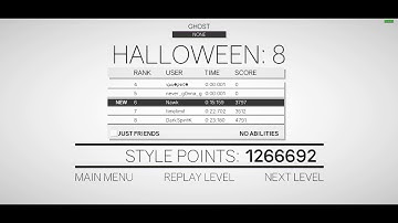 Clustertruck Halloween-8 No Abilities WR in 15.159