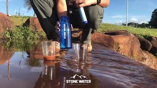 Stone Water - A garrafa que filtra a água em todos os lugares! Siga @stonewaterbrasil