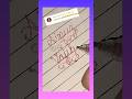 Write name in cursive writing #cursive #calligraphy #viral #handwriting #shortyt #trending #how to