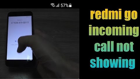 redmi go incoming call not displaying | redmi go call not showing