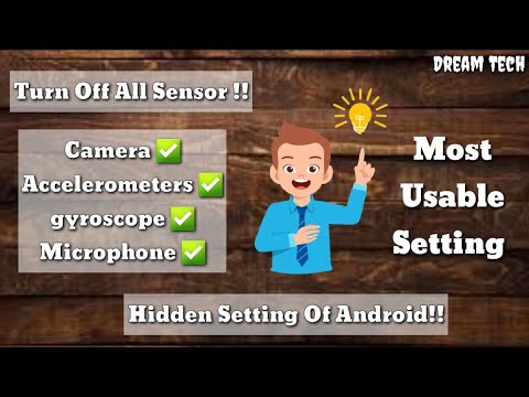 Turn Off all The Sensors In One Click Including Mic, Camera, accelerometers, gyroscope, and more...