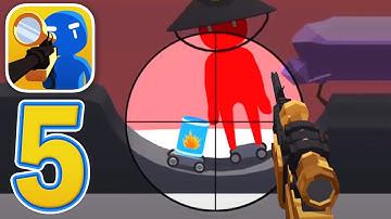 Super Sniper ALL LEVELS! - Gameplay Walkthrough Part 5 ( iOS / Android Voodoo Game)