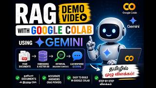 Beginner Friendly 🤖 RAG Explained in Tamil | Gemini AI + Google Colab Step-by-Step