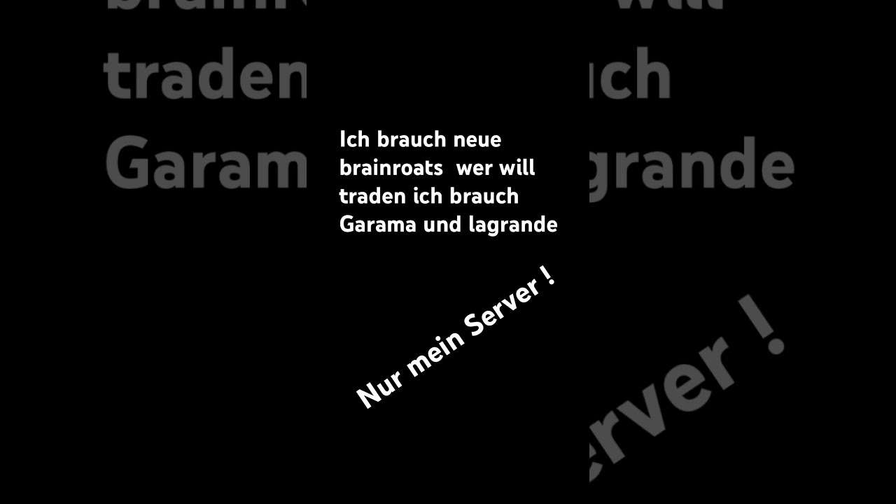 Nur mein Server !