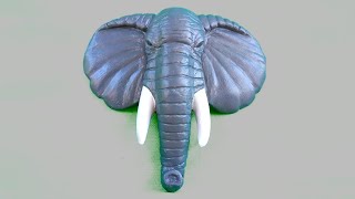 Sculpting an Elephant Head | learn cement sculpting |