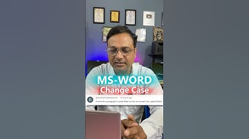 👀🔥How to Change Case in MS-Word🔥Small to Capital in a sec. #shorts #msword #msoffice #computer