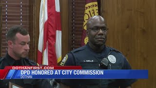 Dothan police officers honored