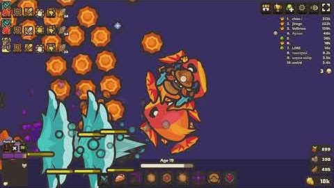 A casual day with @Fortish In Taming.io