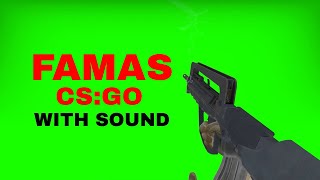 CS:GO FAMAS Green Screen overlay + Sound Effect [High Quality]