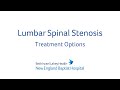 Spinal Stenosis: Treatment Options