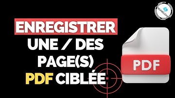 Extraire / Enregistrer une Page Précise d