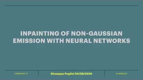 Seminar: Inpainting of Non-Gaussian Emission with Neural Networks