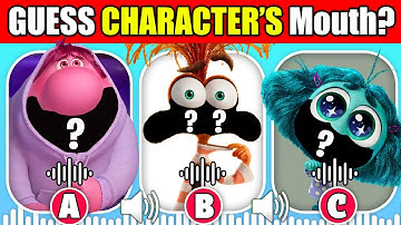 Guess The Character By MOUTH & EMOJI | Inside Out 2 Pixar Movie (2024) | Anxiety, Envy, Joy
