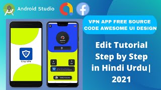 How to make VPN app in android studio | VPN App Source Code Free | 2021 hindi urdu screenshot 5