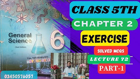 class 6th: General Science|| Chapter 2|| solved MCQs