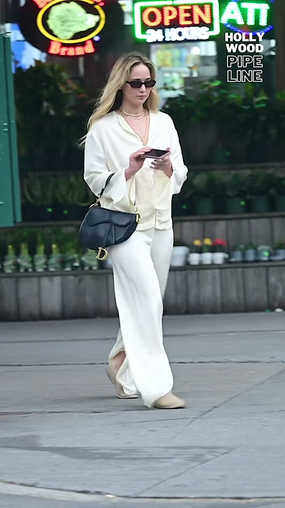 Jennifer Lawrence spotted with Dior Saddle Bag in New York City