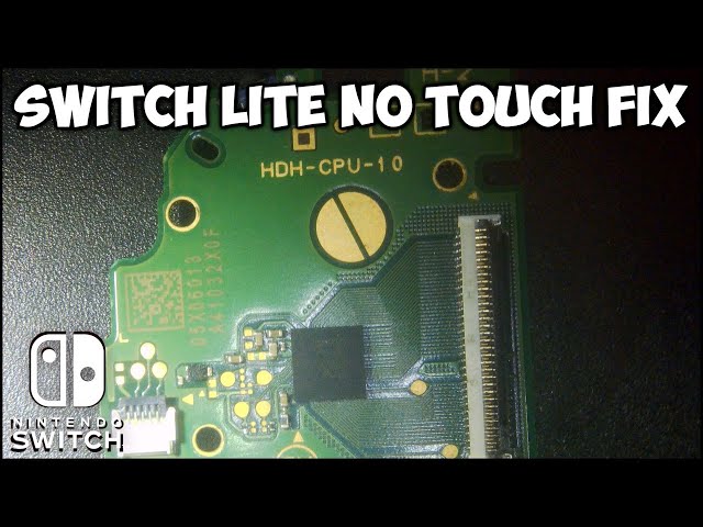 Fixing a Switch Lite with no touch (not the touchscreen!) - YouTube