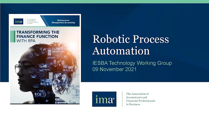 Robotic Process Automation (RPA): Transforming the Finance Function