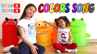 Ceylin-H & Ceren-H - Learning Colors Song  Toys Baskets - Farben Lernen -  Estoy Aprendiendo Colores